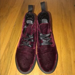 Dr Martens Velvet Boots